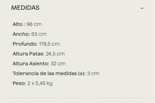 Pack 2 Tumbonas Dulem Aluminio Reclinables