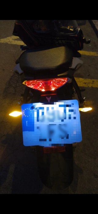 Yamaha MT-07 2020 A2 Blanca negra y naraja