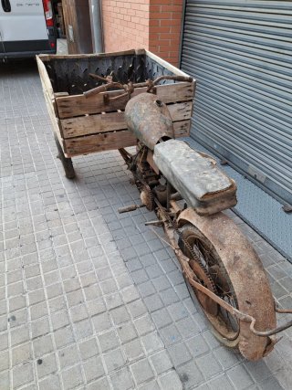 Triciclo de carga BSA 250 de 1928