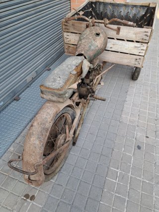 Triciclo de carga BSA 250 de 1928