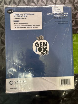 Lengua castellana y literatura I. Libro del est...