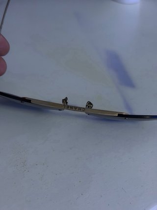 Gafas Chanel Piloto Titanio Negro Dorado