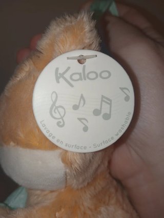 Zorrito musical Kaloo para bebé
