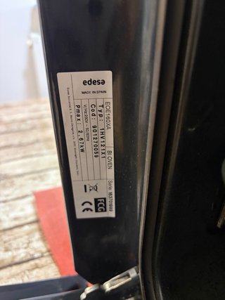 Horno Edesa Acero Inoxidable