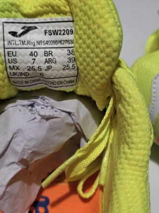 Zapatillas Joma Fútbol Sala Talla 40