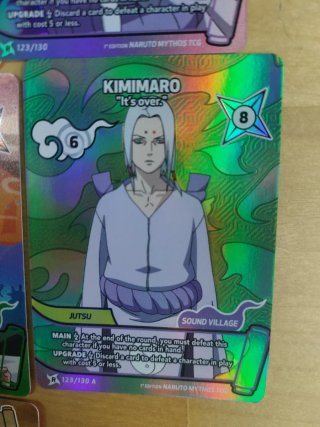 Lotto 23 carte Naruto Mythos TCG