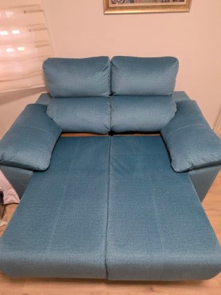 Sofá Cama Azul Teal Nuevo