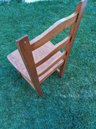 Silla de madera de pino 8 unidades