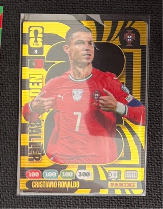 Cristiano Ronaldo BALON ORO CROMO FIFA WORLD CUP