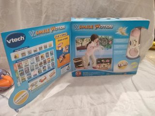 Consola Vtech Smile Motion + Mandos + juegos