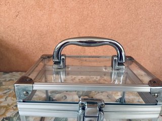 Beauty case trasparente per trucchi