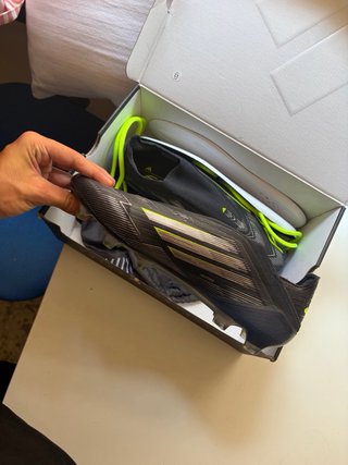 Zapatillas Adidas Tacos Negras y Amarillas