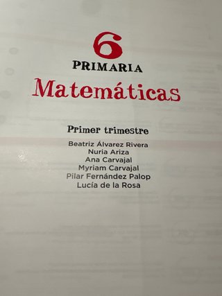 Libros matemáticas 6° primaria ANAYA