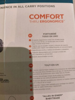 Mochila Ergobaby Omni 360 Porteo