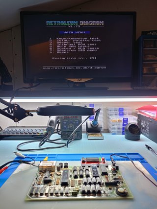 MAINBOARD ZX SPECTRUM 48K TWO RECAP+TRACO+VID N.5