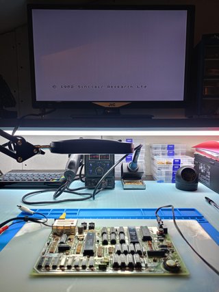 MAINBOARD ZX SPECTRUM 48K TWO RECAP+TRACO+VID N.5