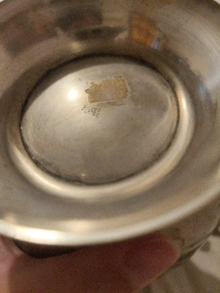 Juego té café bañado plata
