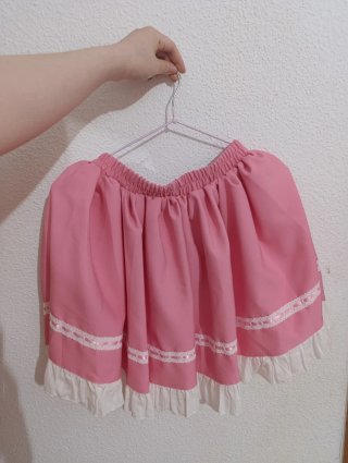 Lolita full coord .Rosa estilo maid/japones.