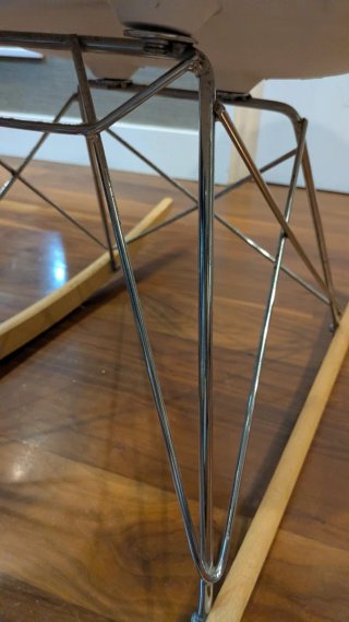 Silla Mecedora Eames Blanca