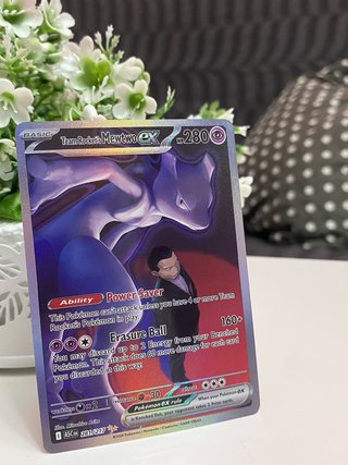 Carta Pokémon Team Rocket's Mewtwo EX 281/217