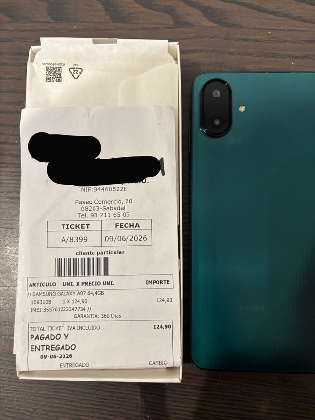 Samsung Galaxy A07 64GB Verde