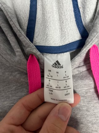 Conjunto Adidas Mujer Gris y Rosa Vintage