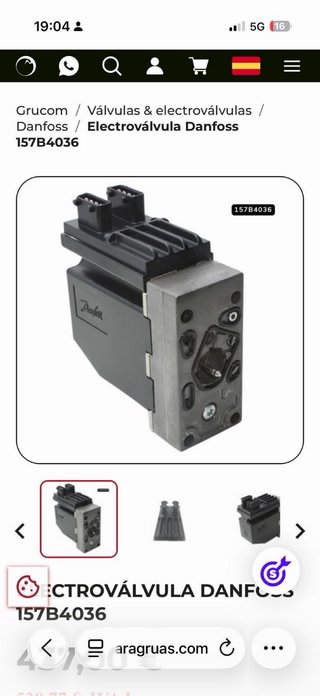 2 Válvulas Danfoss referencia 157B4036