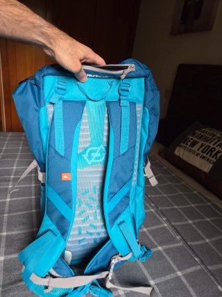 Mochila Quechua 30L Azul/Turquesa