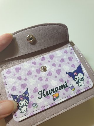 Monedero Kuromi Morado y Rosa