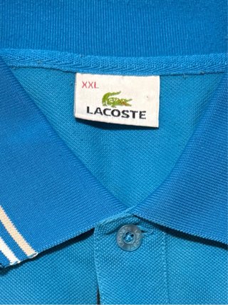 Polo Lacoste Vintage Azul