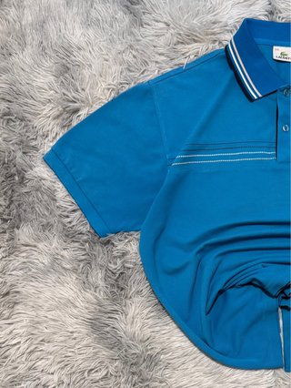 Polo Lacoste Vintage Azul