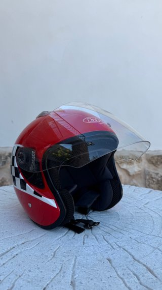 Casco Moto Jet Pepe Jeans Talla M Rojo