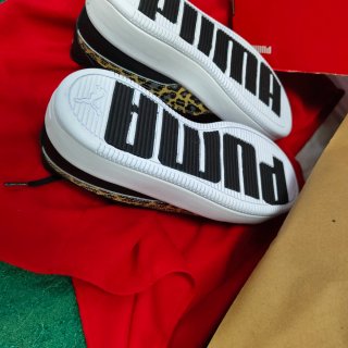 Zapatillas Puma Negras  Estampado Animal plataform