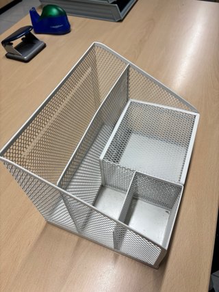 Organizador de escritorio metálico