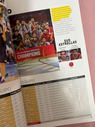 REVISTA COPA DEL MUNDO FIBA 2014