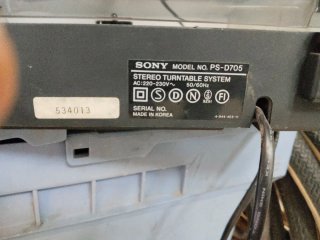 Giradischi Sony Nero/Grigio
