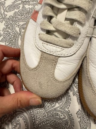Adidas Samba Piel Blanca y Rosa 37 1/3