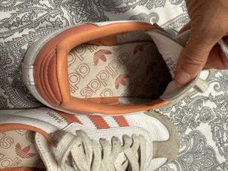 Adidas Samba Piel Blanca y Rosa 37 1/3