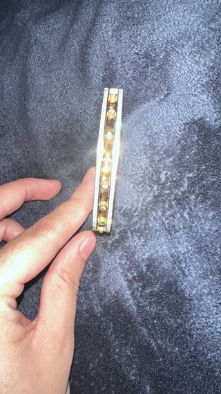 Pulsera tipo brazalete de acero inoxidable