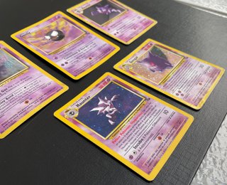 Lotto Carte Pokémon Gastly Haunter Gengar