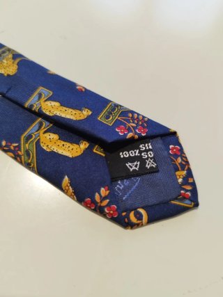 Cravatta vintage seta Salvatore Ferragamo