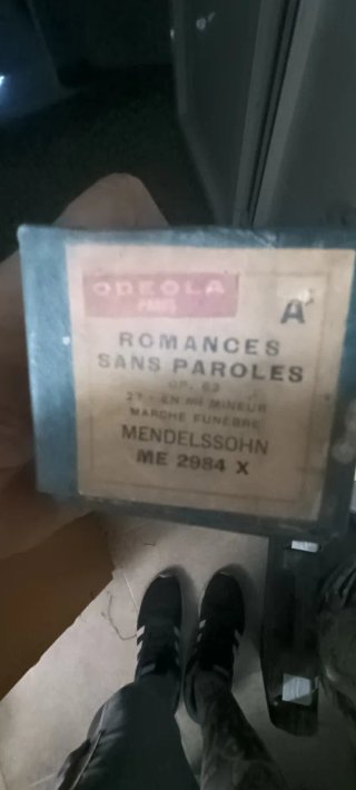 Lote rollos pianola Aeolian Odeola Melodic