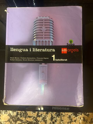 Llengua i literatura, 1 Batxillerat