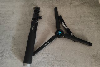 Conjunto palo selfie Telesin y Trípode DJI