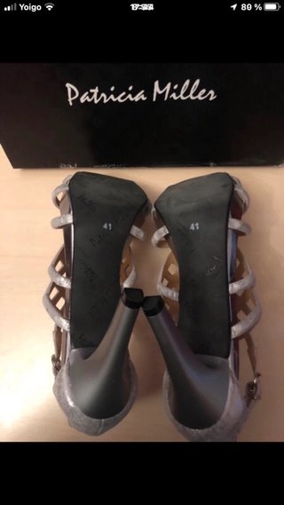 Sandalias Patricia Miller Plata