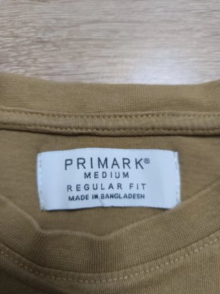Camiseta básica beige Primark