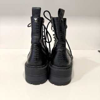 Talla 37 - Botas negras militares