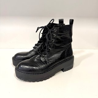 Talla 37 - Botas negras militares