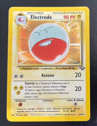 Lotto Voltorb Electrode Holo Pokémon Vintage