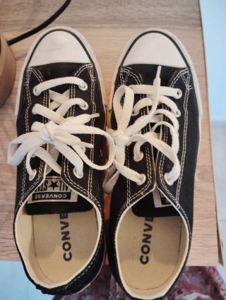 Converse Bambas Negras Talla 38